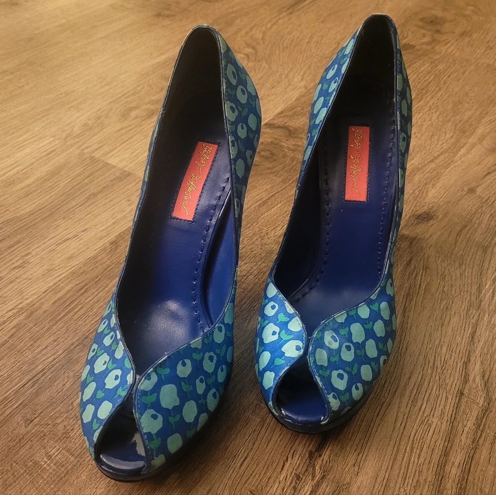 Betsey Johnson Peep Toe Heels